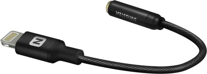 Productafbeelding Swissten Lightning / 3.5mm Audio Adapter (3,5 mm aansluiting, Bliksem)