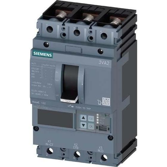 Siemens, Schutzschalter, Leistungsschalter 63A 3p 25-63A/In IP40 3VA2163-0KP32-0AA0