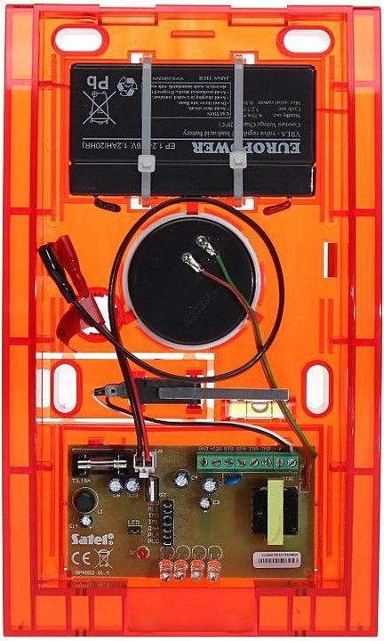 Produktbild Satel SIREN OUTDOOR W/ SHIELD & BATT/Oranžinis SP-4002 O