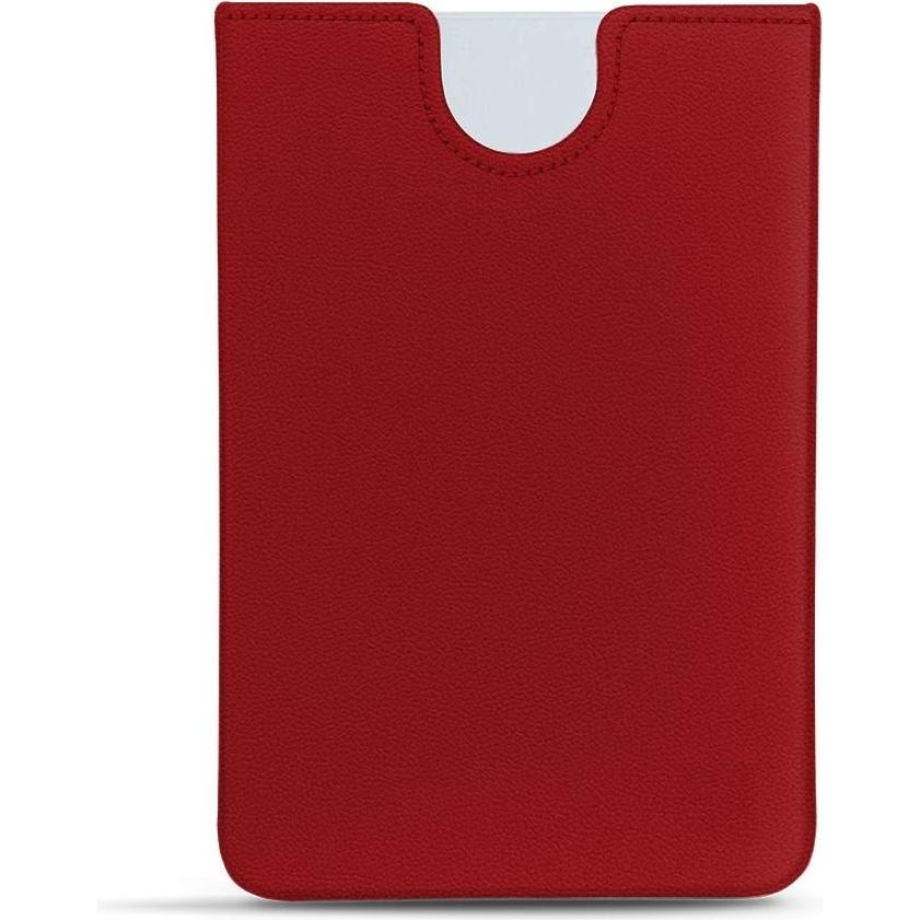 Noreve Lederschutzhülle (Microsoft Surface Duo), Smartphone Hülle, Rot
