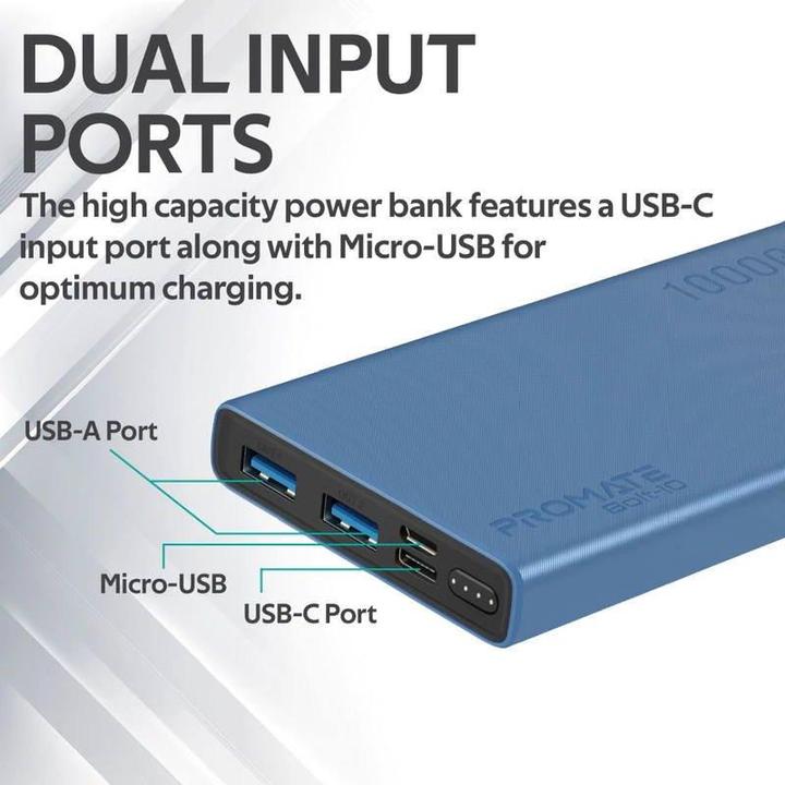 Actual product image ProMate Bolt-10 Power Bank 10W (10000 mAh, 10 W, 37 Wh)