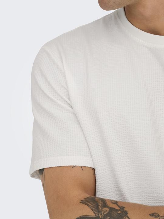 Immagine prodotto Only & Sons Onskian Life Reg Seersucker Ss Tee (XL)