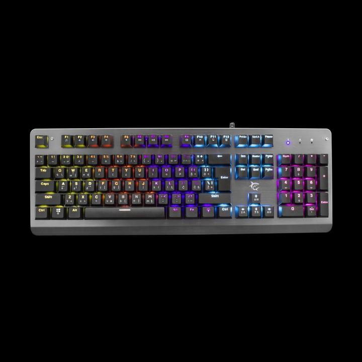 Actual product image White Shark Mechanical Gaming Keyboard Legionnaire-X, OUTEMU RED Switch, RGB LED backlight, US layou (US, Cable)