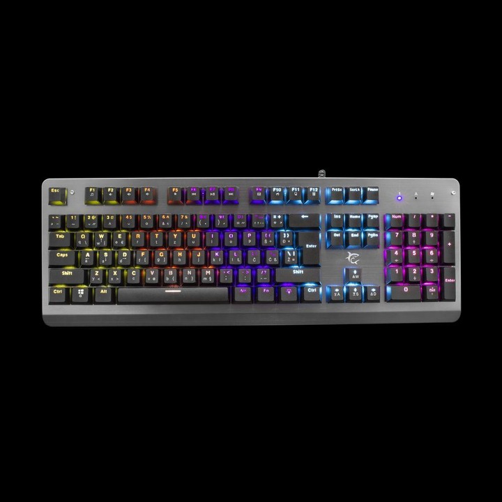 Image du produit White Shark Clavier de jeu mécanique Legionnaire-X, OUTEMU RED Switch, RGB LED backlight, US layou (US, Filaire)