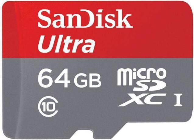 Image du produit SANDISK MEMORY Micro SDXC 64GB UHS-I/SDSQUNR-064G-GN3MN (64 Go, microSDXC, UHS-I)