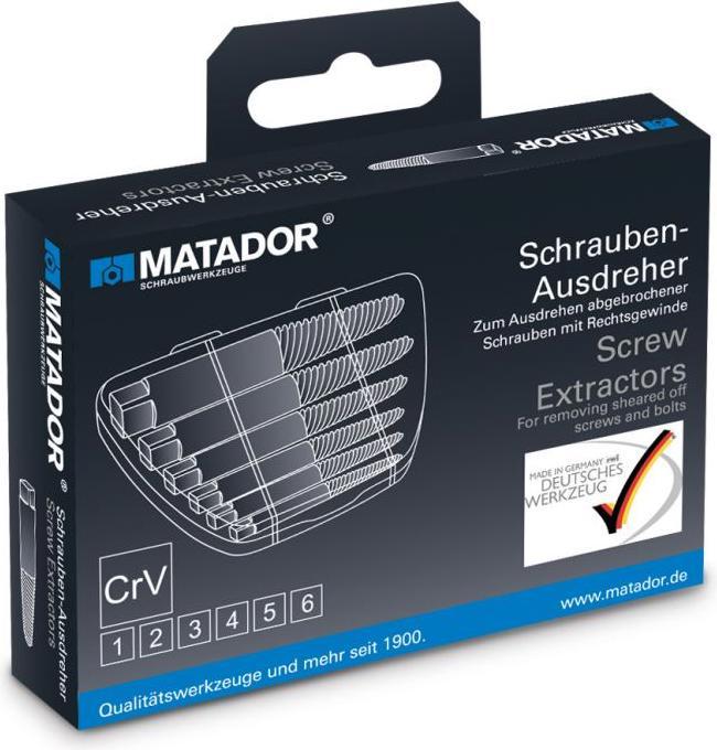 Actual product image Matador Screw extractor set M3 - M24