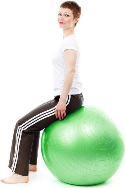 Actual product image Springos Gym ball STRONG 65cm Green (65 cm)