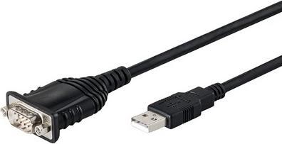Produktbild Digitus USB auf DB9 RS232 Kabel mit FT232RNL (1.80 m)
