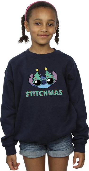 Produktbild Disney Lilo & Stitch Stitchmas Glasses Sweatshirt Mädchen (140, 146)