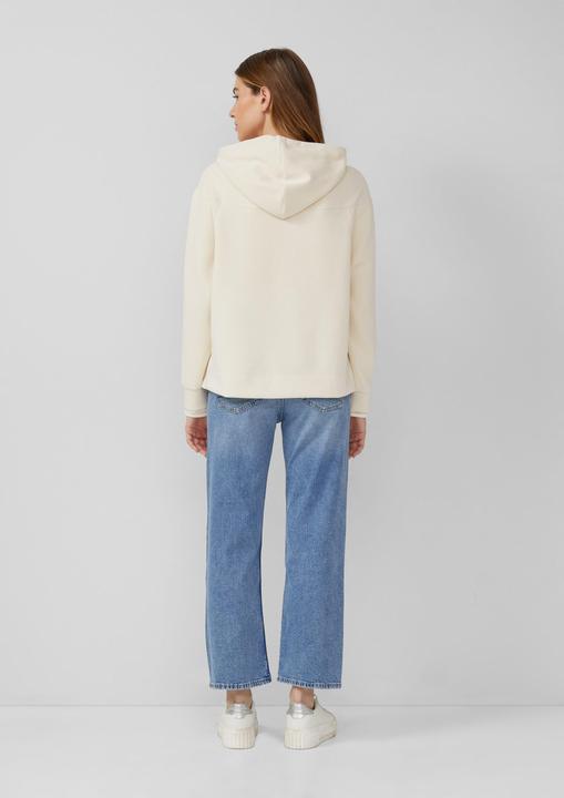 Produktbild s.Oliver Sweatshirt Scuba-Hoodie mit Seitenschlitzen (40)