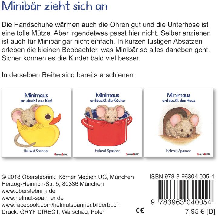 Actual product image Mini bear dresses (German)