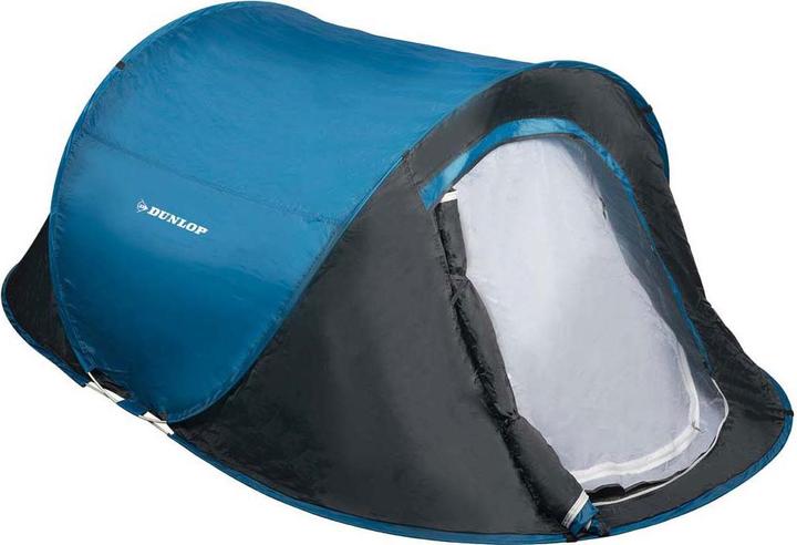 Dunlop Pop-up Tent 2pers. 255x155x95 (Inflatable tent, 1.80 kg, 2 persons)