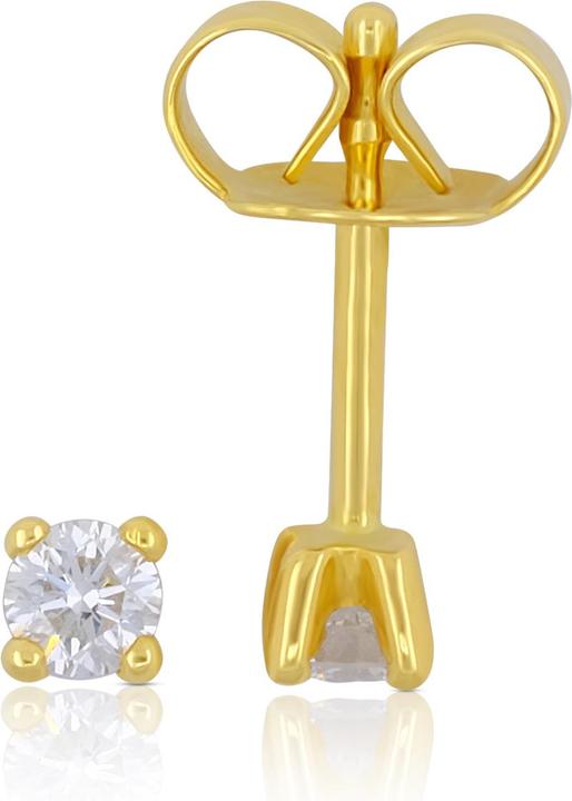 Image du produit Muau Boucles d'oreilles (750/18 K Or jaune)