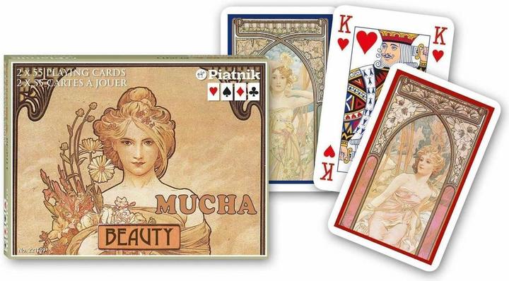 Actual product image Piatnik Bridge, Mucha - Beauty (German)