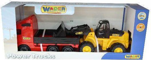 Productafbeelding Wader QT truck set VOLVO + graafmachine