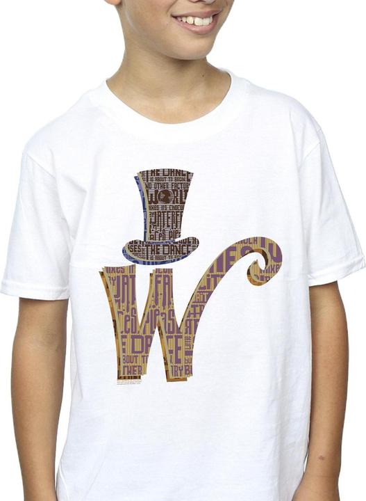 Produktbild Willy Wonka & the Chocolate Factory W Logo Hat TShirt Jungen (152, 158)