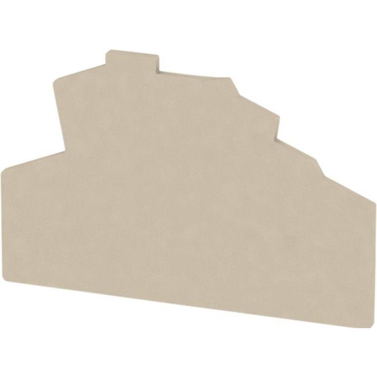 Weidmüller Abschlussplatte, Elektronikzubehör + Gehäuse, Beige