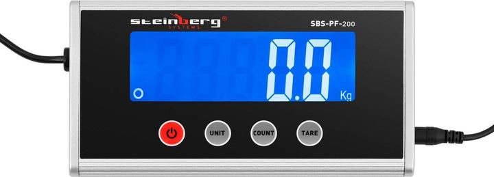 Produktbild Steinberg Paketwaage Digitalwaage Plattform Paket Waage Plattformwaage 200 Kg 50 G LCD