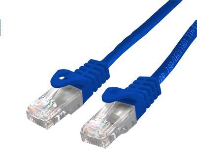 Actual product image C-Tech Cable patchcord Cat6, UTP, blue, 0.25m (UTP, CAT6, 0.25 m)
