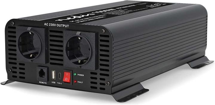 Produktbild Nedis Power Inverter Reine Sinus-Wellen - Eingangsspannung: 24 V DC - Geräteausgangsanschluss: Type