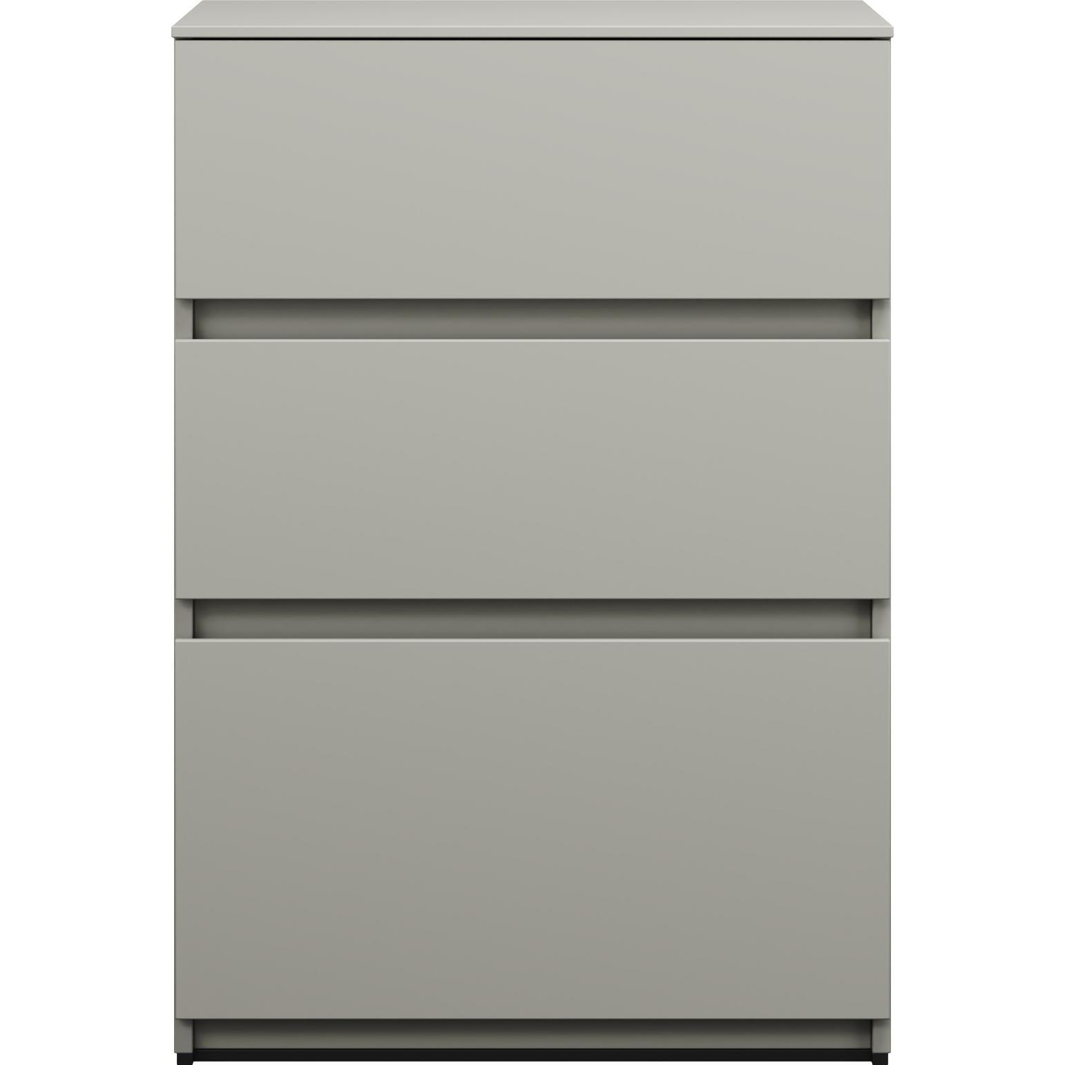 burgbad, Badezimmerschrank, Lin20 Unterschrank, 3 Auszüge in der Tiefe 407, 600x407x870mm, USIW060