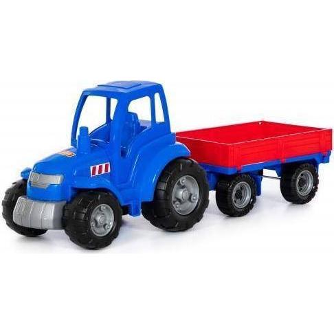 Polesie 84743 Blue tractor "Master" with a trailer network