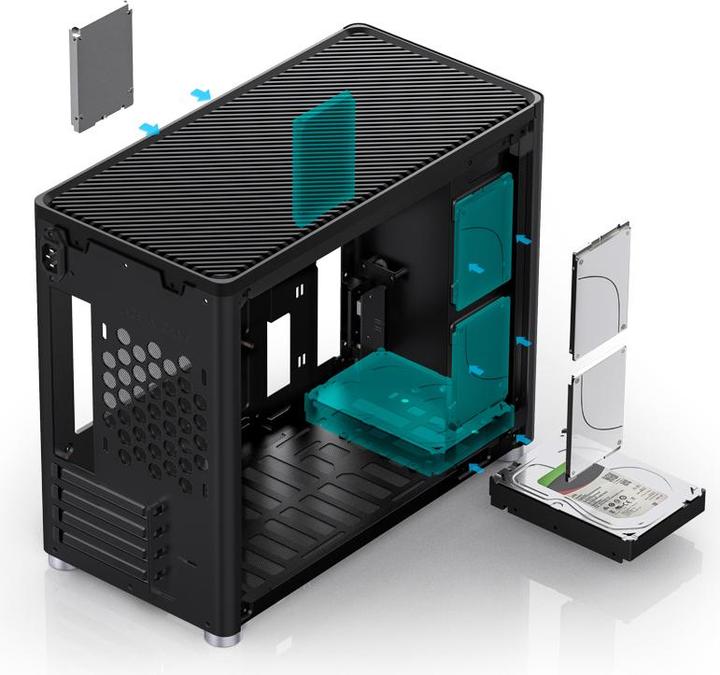 Actual product image Jonsbo D30 (mATX, DTX, Mini-ATX)