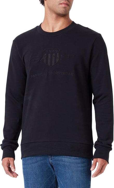 Produktbild GANT Heren Reg Tonal Shield C-Neck Sweat Pullover, Eggshell., XXL (XXL)