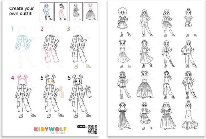 Image du produit Kidywolf Leuchtende Designtafel rosa