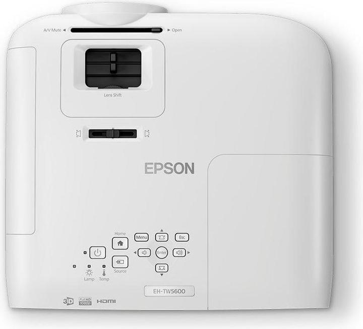 Image du produit Epson Eh-Tw5600 (Full HD, 2500 lm, 1.33 - 2.16:1)
