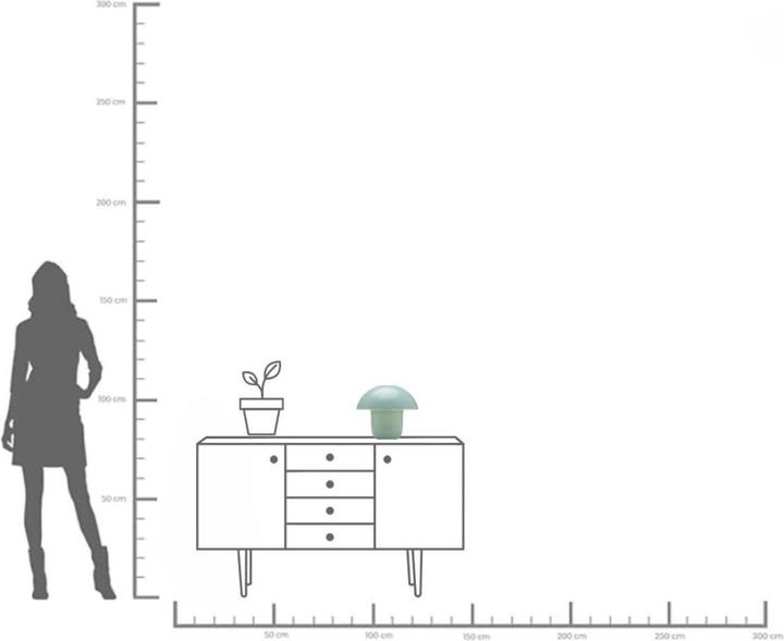 Image du produit Kare Design Lampe de table Mushroom Mint 27cm (E27)