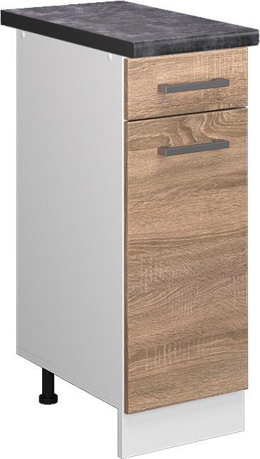 Anthrazit, Sonoma, Sonoma Eiche, Weiss