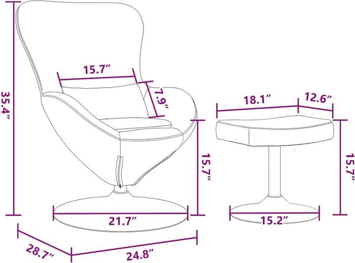 Produktbild vidaXL Loungesessel