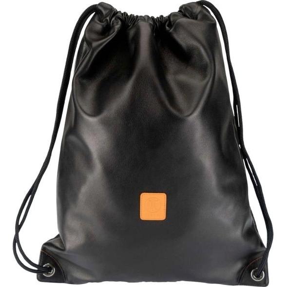 JT Berlin, Tasche, Leder-Turnbeutel schwarz 10574, Schwarz