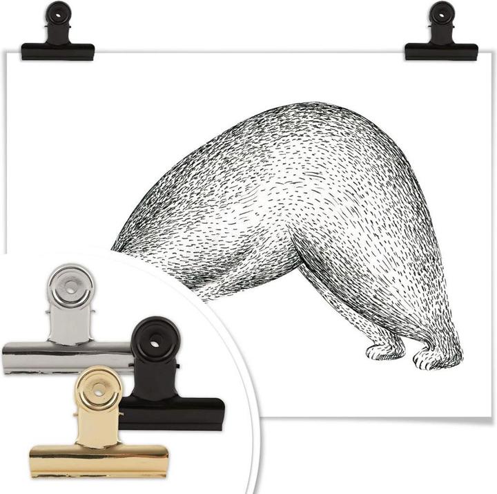 Image du produit Trenddeko Yoga Ours 01 (50 x 40 cm)