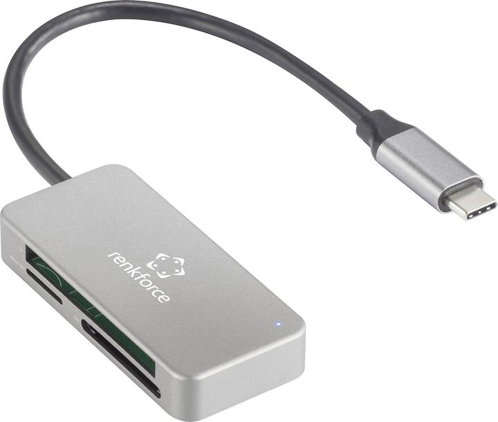Renkforce Externer USB 3.2 Gen1 (USB 3.0) Speicherkartenleser USB-C (USB-C 3.2 Gen 1)