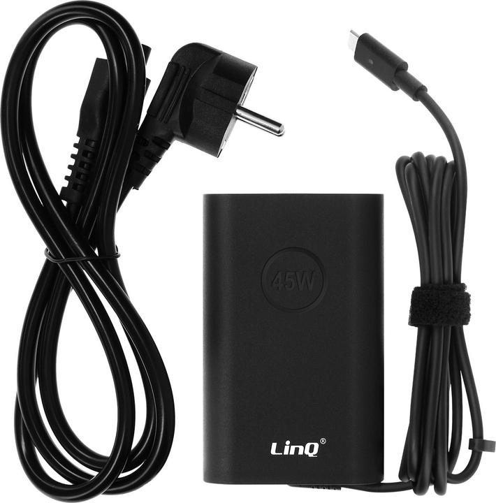 LinQ 45W Netzladegerät, USB-C Kabel (45 W, 1 Port)