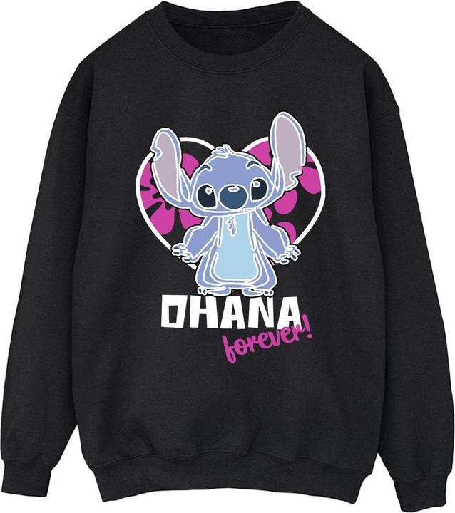 Produktbild Disney Lilo And Stitch Ohana Forever Heart Sweatshirt (S)
