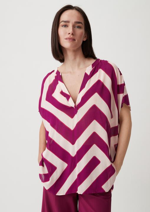Immagine prodotto Comma Bluse Viskosebluse mit Raffung (M)