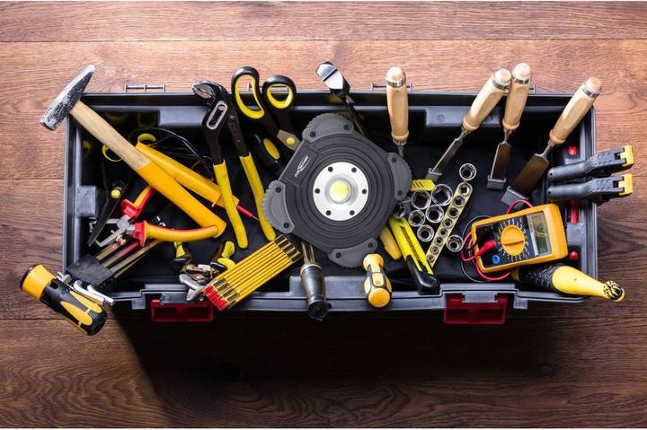 Actual product image Ansmann LED construction spotlight (1400 lm)