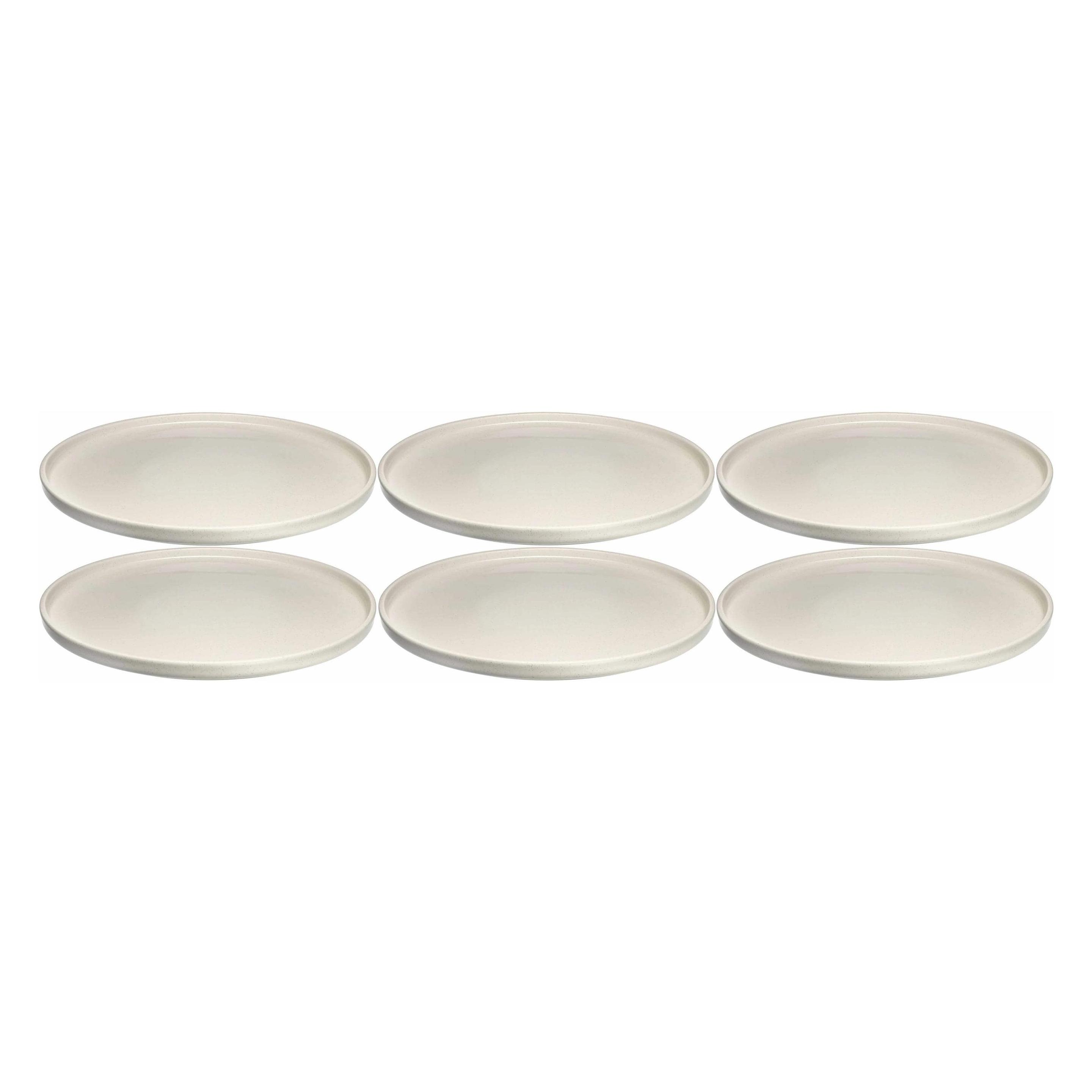 Leonardo Speiseteller Roma 6 Stück, Crème, Bord, Beige