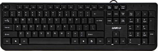 Image du produit Logo type cut US keyboard, black US (Cut US) (US, Filaire)