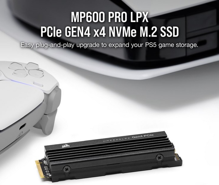 Produktbild Corsair MP600 PRO LPX (500 GB, M.2 2280)
