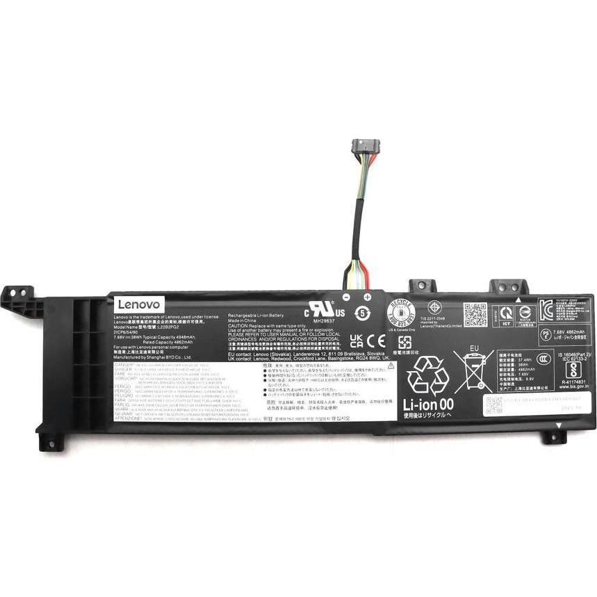 Lenovo Laptop Battery 2C 38Wh 7.68V L22B2PG2 BYD/B (2 Zellen), Notebook Akku