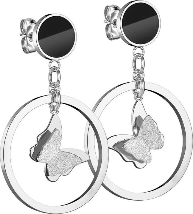 Immagine prodotto Star Piercing Orecchini pendenti in argento con farfalla (senza ottone, Acciaio chirurgico 316L)