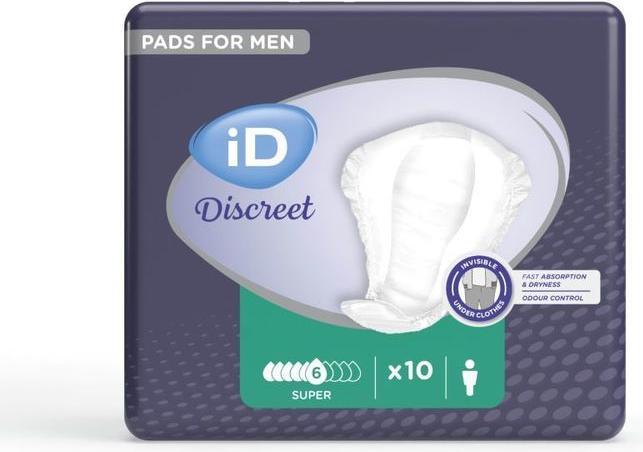 Actual product image ID Discreet for Men Super (14 x, Large)