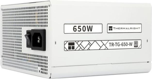 Thermalright TG (Modular) Weiss mit RGB LED-Beleuchtung - Netzteile - 650 Watt - 120 mm - 80 Plus Gold zertifizie (650 W)