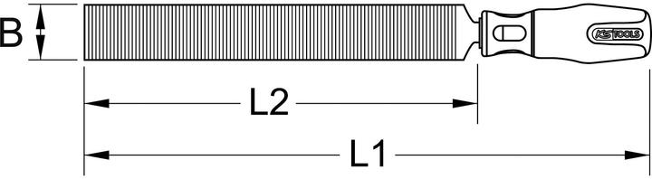 Actual product image KS Tools Flat scraper, 325mm (2 cm)