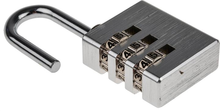 Produktbild RS PRO Silver Combination Safety Padlock 30 mm