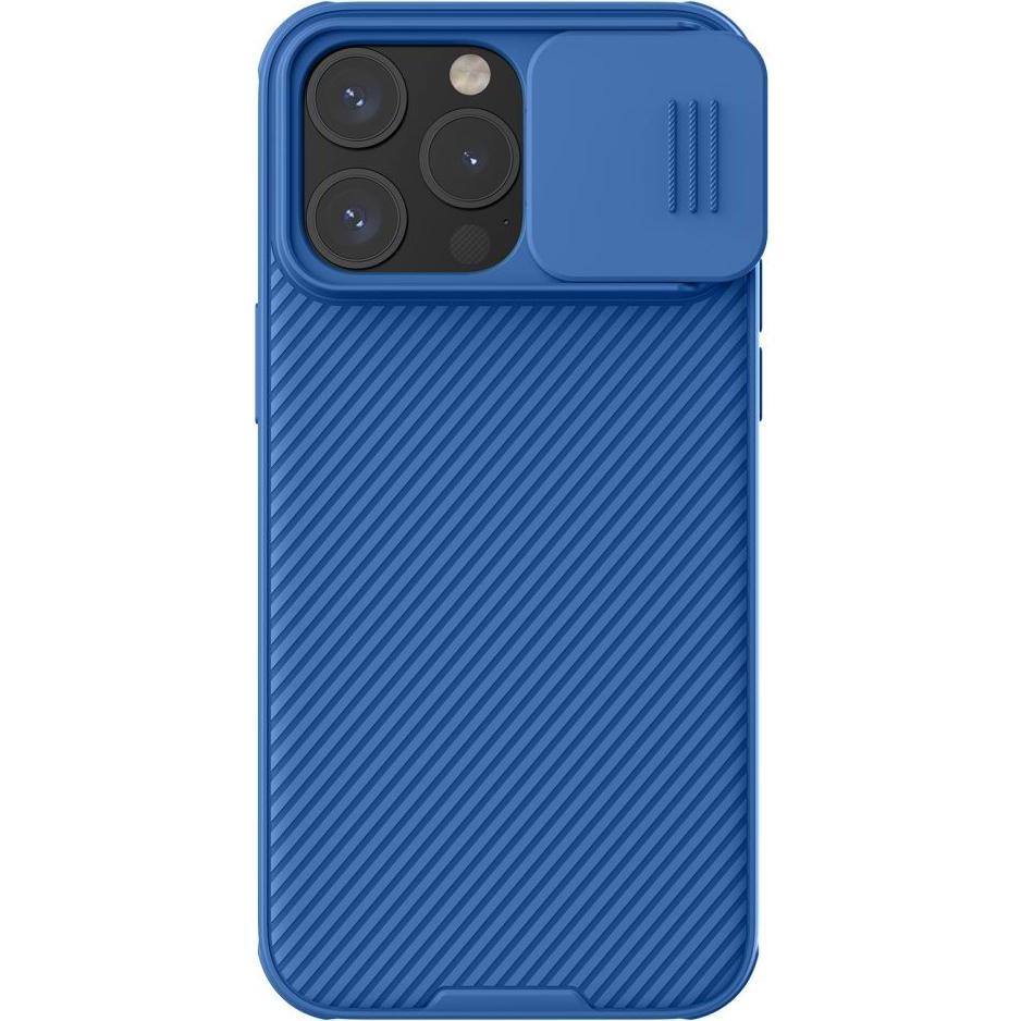Nillkin CamShield Pro MagSafe Series Hardcase Hülle (Apple iPhone 15 Pro), Smartphone Hülle, Blau
